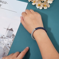 Плетеный браслет из нейлоновых нитей&nbsp;BJEW-SW00058-2