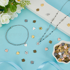 160 шт. 8 цвета подвески из сплава в тибетском стиле&nbsp;TIBEP-FG0001-15