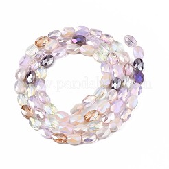 Стеклянные бусины с гальваническим покрытием &nbsp;EGLA-S194-17A