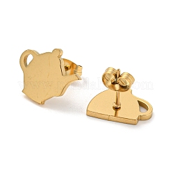 Серьги-гвоздики из нержавеющей стали 304&nbsp;LS-EJEW-E294-02G