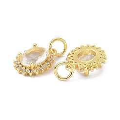 Латунь подвески циркония кубической&nbsp;ZIRC-C022-14G