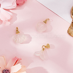 3 шт. подвески из натурального белого агата в двух стилях&nbsp;KK-BBC0019-22