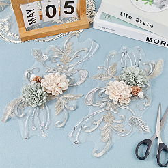 Полиэстер компьютеризированная вышивка ткань утюгом / пришить заплатки&nbsp;DIY-WH20011-81B