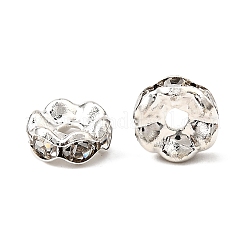 Латунные бусины-разделители из хрусталя класса А&nbsp;RB-A006-7MM-S