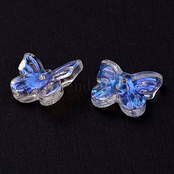 Прозрачные брызги окрашенные стеклянные подвески&nbsp;GLAA-YW0003-14