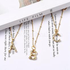 26pcs a ~ z ожерелья с алфавитом делая наборы&nbsp;DIY-YW0002-29G