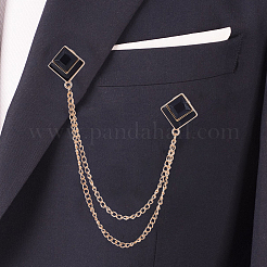 2 шт. двухцветные ромбовидные эмалевые значки&nbsp;JEWB-CP0001-50