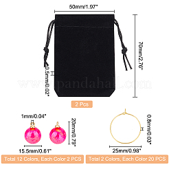 Набор для самостоятельного изготовления сережек-колец&nbsp;DIY-CA0003-62