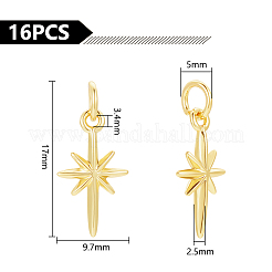 16шт латунные подвески&nbsp;KK-UN0002-13