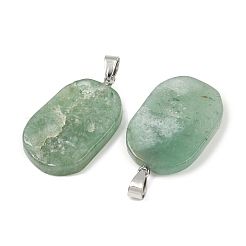 Естественный зеленый авантюрин подвески&nbsp;G-C256-01B