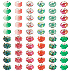 120 шт. 12 стиля прозрачные смолы европейские бусины&nbsp;RPDL-TA0001-10