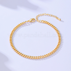 Женские браслеты на ногу из латунной витой цепи в стиле бохо&nbsp;ET5727