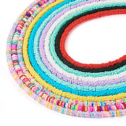 10 нитка 10 цвета бусины из полимерной глины ручной работы&nbsp;CLAY-TA0001-54