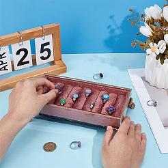 Органайзер для колец из гипса&nbsp;ODIS-WH0030-214