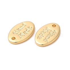 Латунные овальные подвески&nbsp;KK-B074-43G