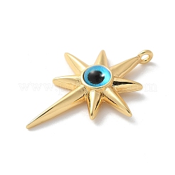 Латунь стекло кулоны&nbsp;KK-P292-08G