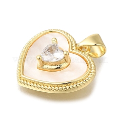 Латунные микро проложить кубического циркония подвески&nbsp;KK-R002-10G