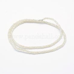 Стеклянные бусины с гальваническим покрытием &nbsp;EGLA-J144-HR-C02