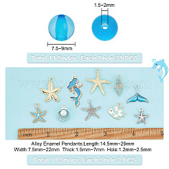 Наборы для самостоятельного изготовления бижутерии на морскую тематику DIY-PH0013-52