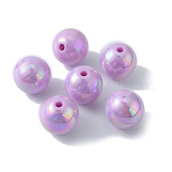 Жемчужные пластиковые круглые бусины&nbsp;KY-WH0004-06B