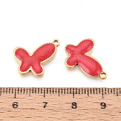 Подвески в виде бабочек из нержавеющей стали 304 с эмалью.&nbsp;STAS-T073-15A