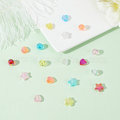 690шт 18 стиля прозрачные акриловые бусины&nbsp;TACR-PH0001-40