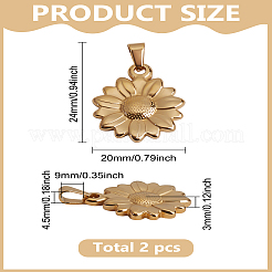 2 шт. подвески из нержавеющей стали 304&nbsp;STAS-LP0003-90