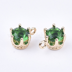 Прозрачные стеклянные амулеты&nbsp;GLAA-T007-17B