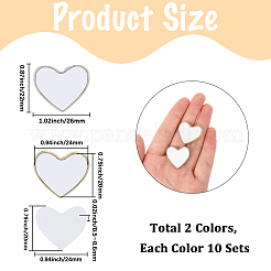 Набор для изготовления брошей-булавок своими руками из 10 набора для сублимационной заготовок&nbsp;FIND-SP0004-08C