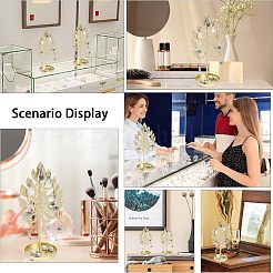 Подставки для железных серег с круглым подносом&nbsp;EDIS-WH0016-018B