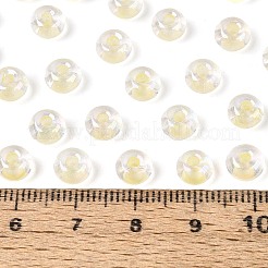 Внутри цветные прозрачные стеклянные бусины&nbsp;SEED-T009-01H