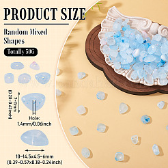 50 г прозрачных акриловых бусин&nbsp;TACR-TA0001-62A