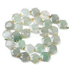 Естественный зеленый авантюрин бисер нитей&nbsp;G-G144-A04-01B