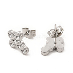 Фурнитура для сережек-гвоздиков из нержавеющей стали марки 304&nbsp;STAS-E180-02P