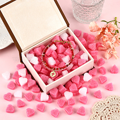 500шт пенопластовые шарики в форме сердца&nbsp;AJEW-SC0031-53