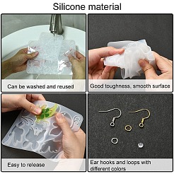 Силиконовые Молды для подвески-подвески-бабочки своими руками для изготовления сережек своими руками&nbsp;DIY-YW0009-43