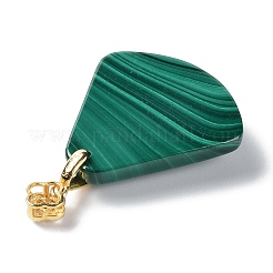 Природного малахита подвески&nbsp;G-M407-01G