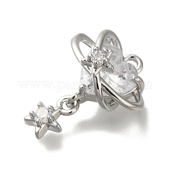 Стойки обшивки латунь микро проложить Циркон подвеску&nbsp;KK-M014-14P