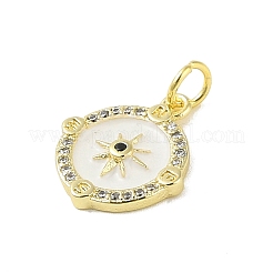 Латунные микро проложить кубического циркония подвески&nbsp;KK-E111-28G