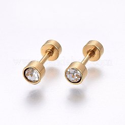 Заглушки для мочки уха из нержавеющей стали 304&nbsp;EJEW-H362-08G-C