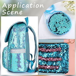 1 рулон ПВХ-бусины с пайетками&nbsp;DIY-SP0005-27D