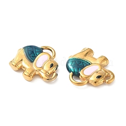 Подвески из нержавеющей стали 304 с эмалью&nbsp;X1-STAS-I346-18G-02