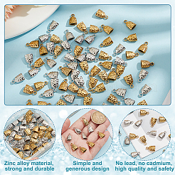 80 шт. 2 цвета подвески из цинкового сплава в тибетском стиле&nbsp;FIND-GO0003-06