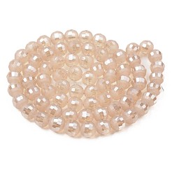 Стеклянные бусины с гальваническим покрытием &nbsp;EGLA-S194-08