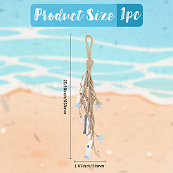 Подвесные украшения из мдф в форме рыб&nbsp;HJEW-WH20003-28