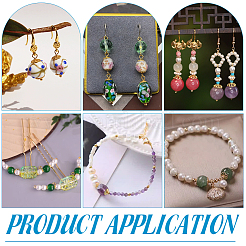 1200 шт. двухцветные колпачки для бусин из сплава&nbsp;FIND-UN0009-98