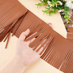 2 метр искусственной кожи с кисточками для отделки&nbsp;DIY-PH0010-44A-03