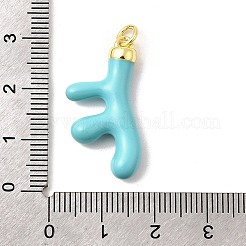 Латунь эмаль подвески&nbsp;KK-I378-06G