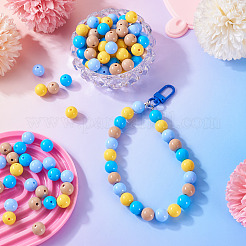 Непрозрачные акриловые бусины&nbsp;OACR-TAC0014-06J