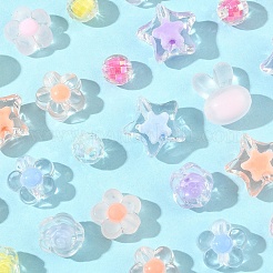 60 г 6 стиля прозрачных акриловых бусин наборы&nbsp;TACR-YW0002-51